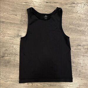 Black Sleeveless Tank Top